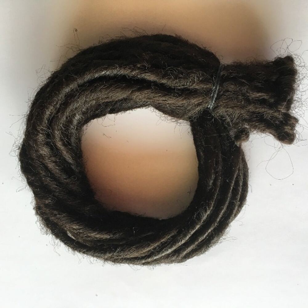 20 SE Dark Brown Dreads Dreadlock Hair Extensions